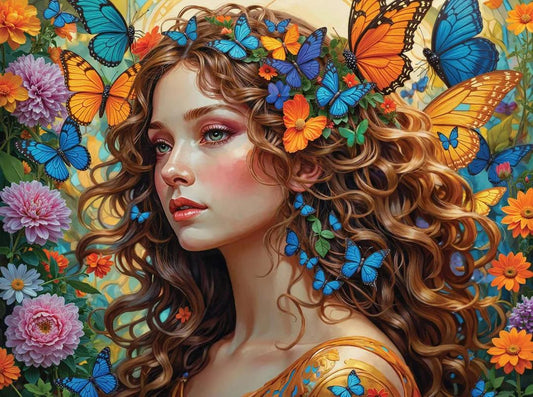 Paint by Numbers Kits Beautiful Woman