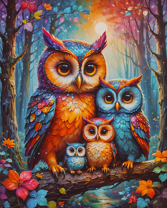 Paint by Numbers Kits Owl