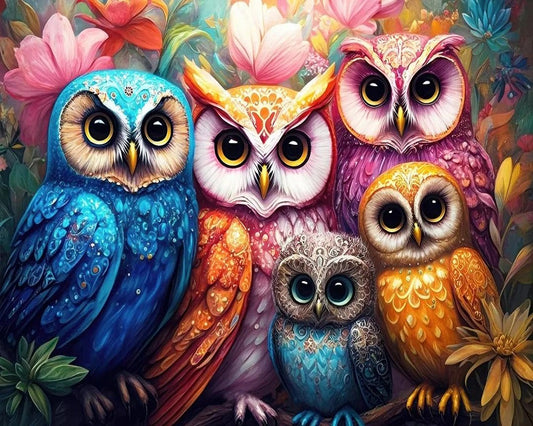 Paint by Numbers Kits Owl