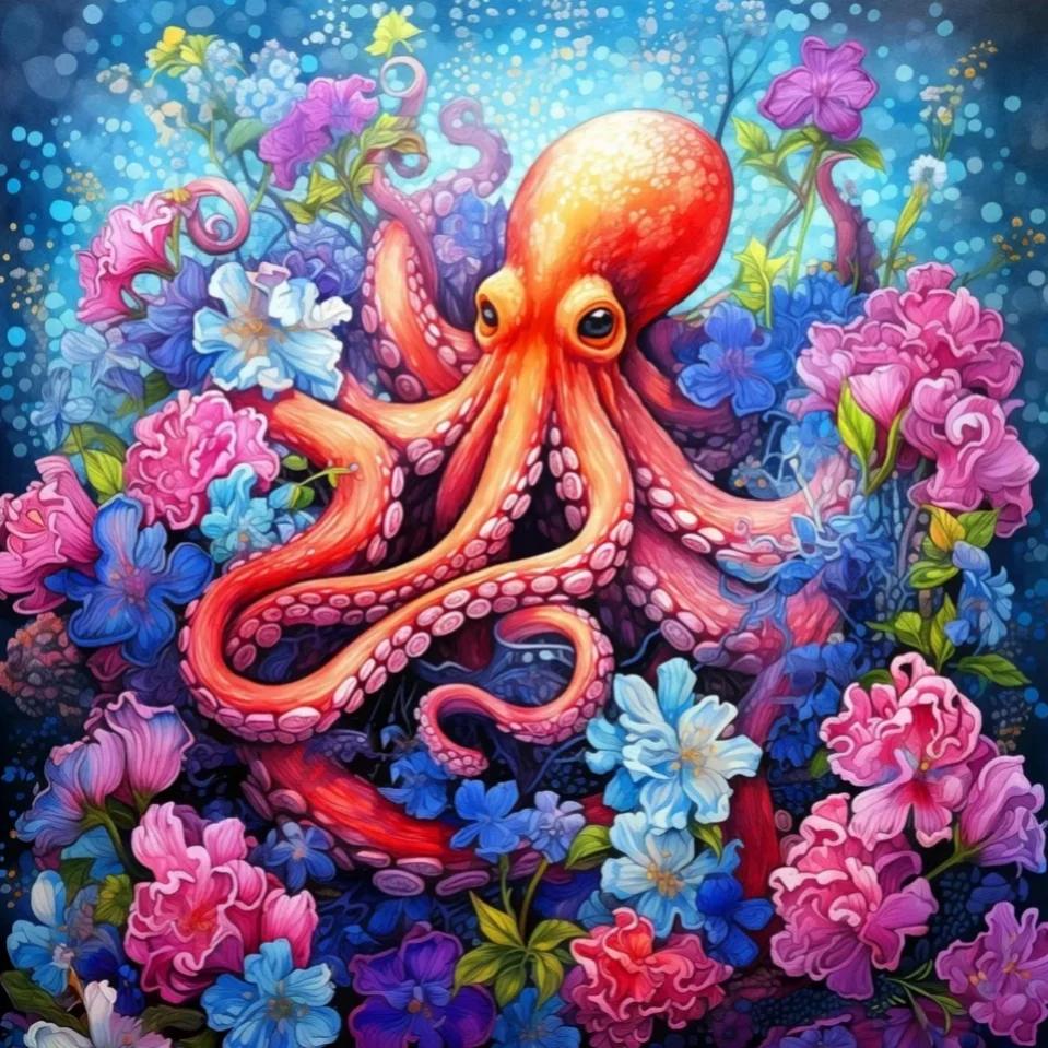 Paint by Numbers Kit Octopus