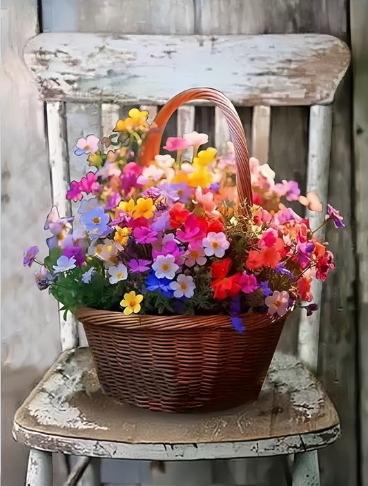 Paint by Numbers Kits Flowers On The Chair