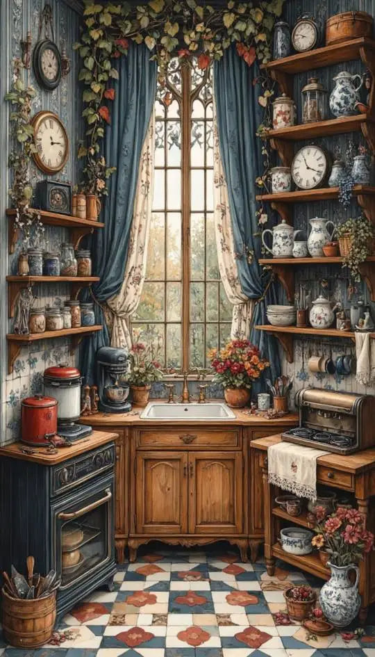 Paint by Numbers Kit Cozy Room