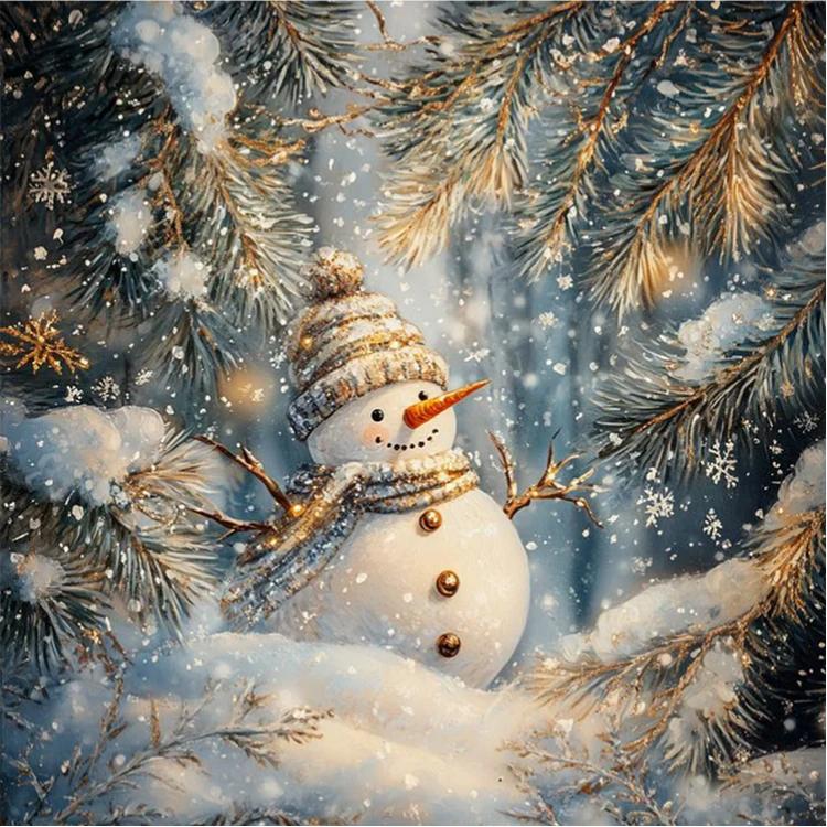 Paint by Numbers Kit Snowman
