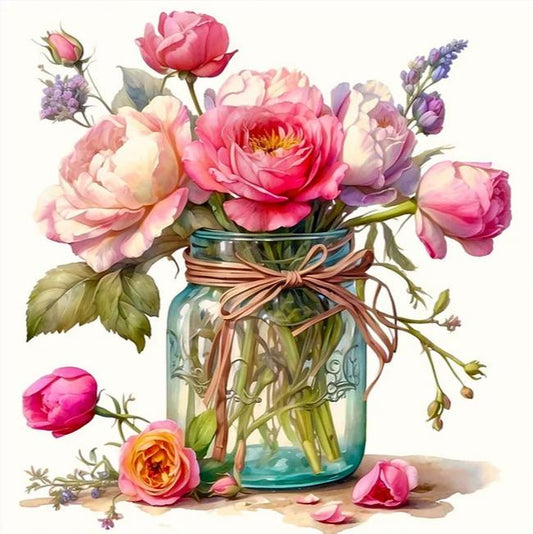 Paint by Numbers Kit Flowers