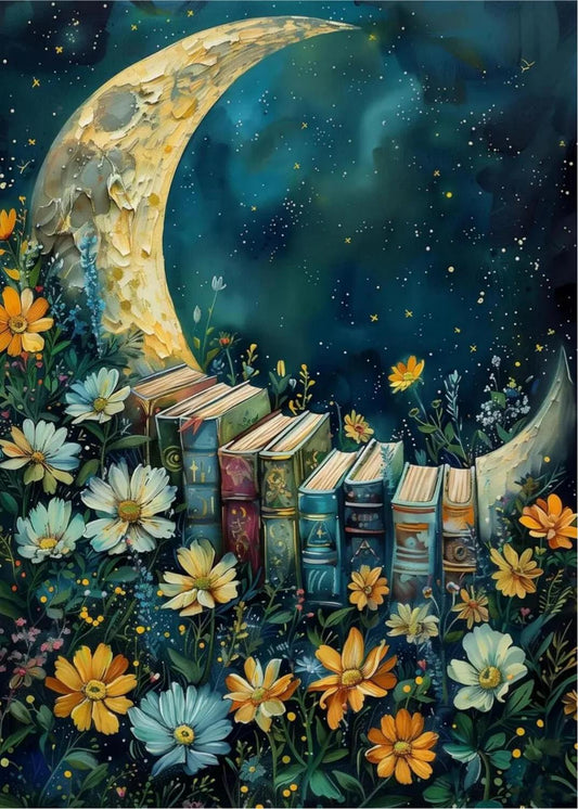 Paint by Numbers Kits Abstract Moon