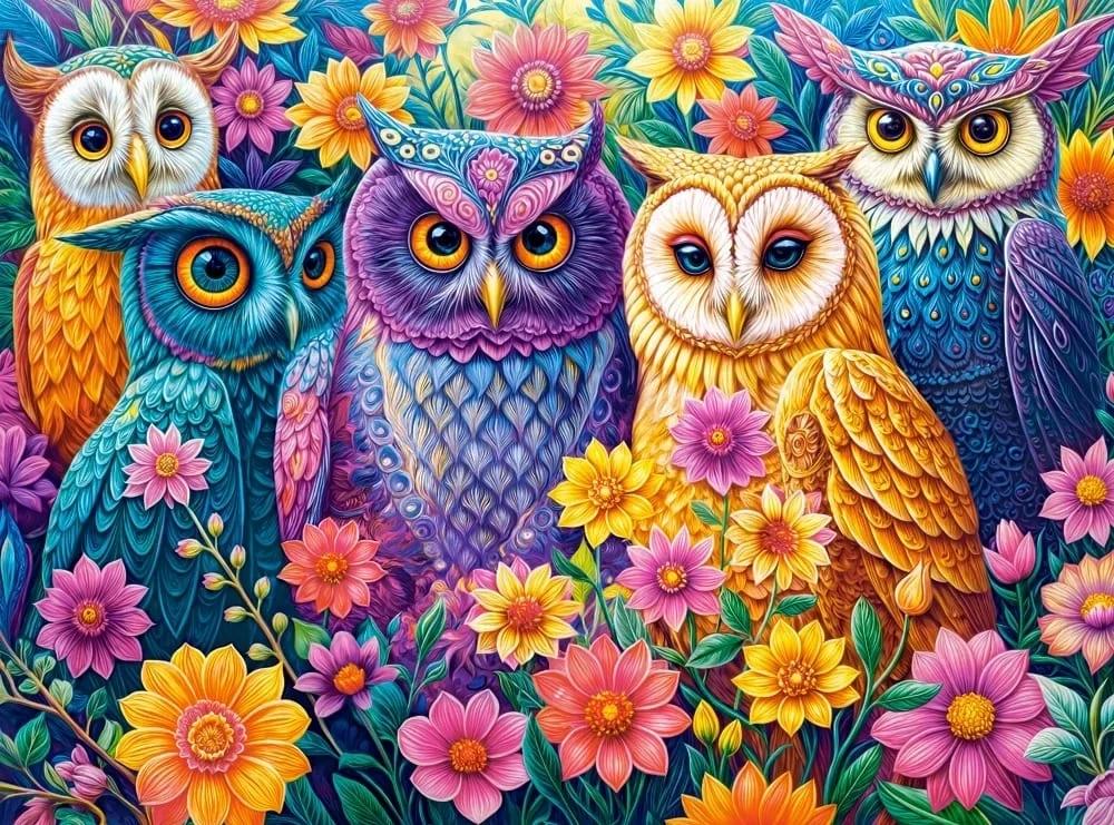 Paint by Numbers Kits Owl