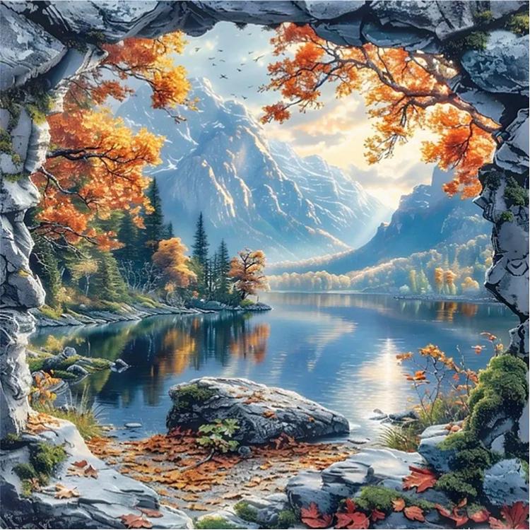 Paint by Numbers Kit Abstract Landscapes