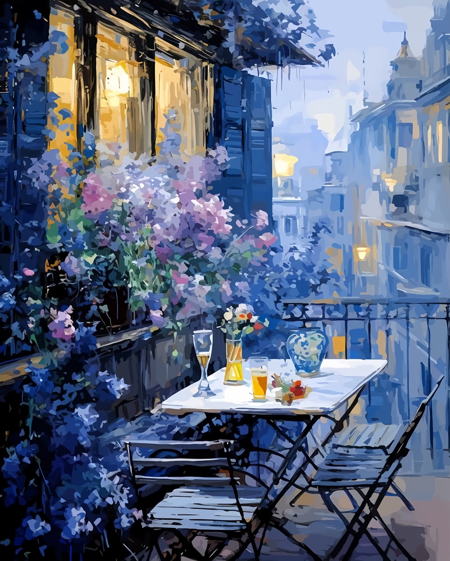 Paint by Numbers Kits Street View Restaurant