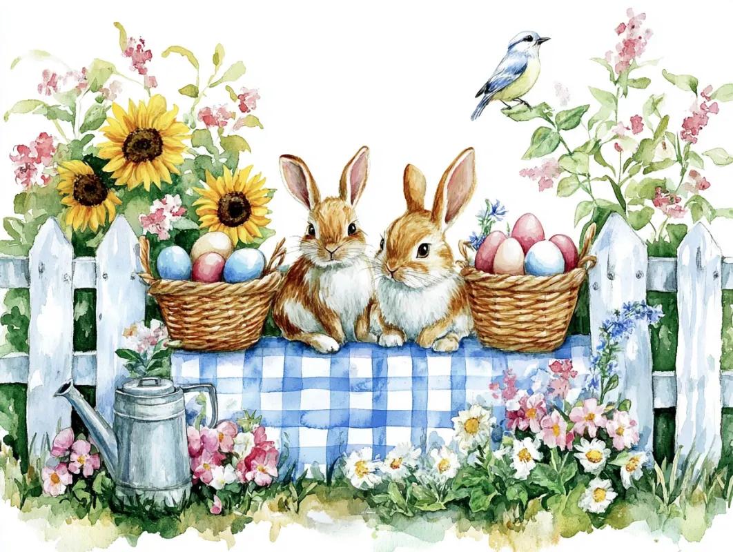 Paint by Numbers Kits Rabbits