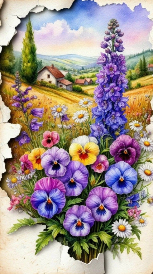 Paint by Numbers Kit Lavender