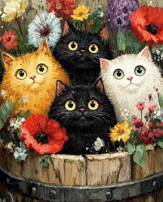 Paint by Numbers Kits Cats