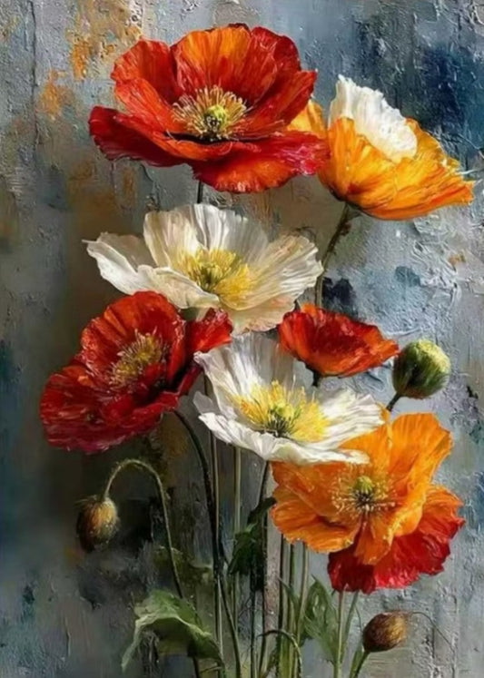 Paint by Numbers Kit Flowers