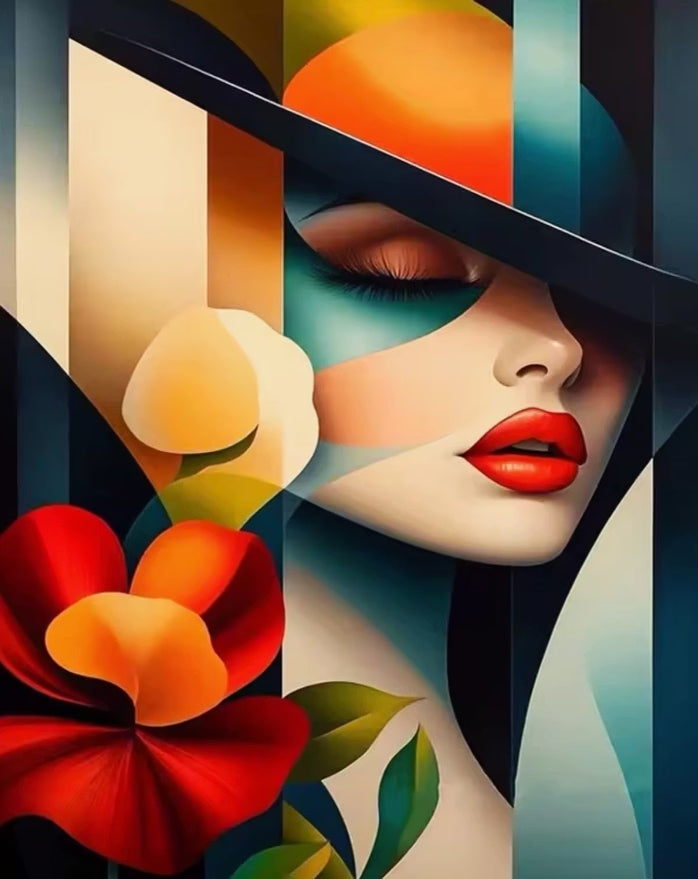 Paint by Numbers Kits Abstract Beautiful Woman