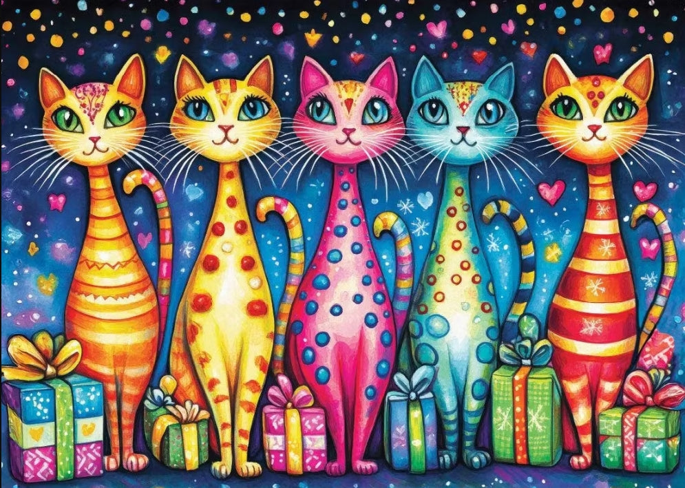 Paint by Numbers Kits Cartoon Cats