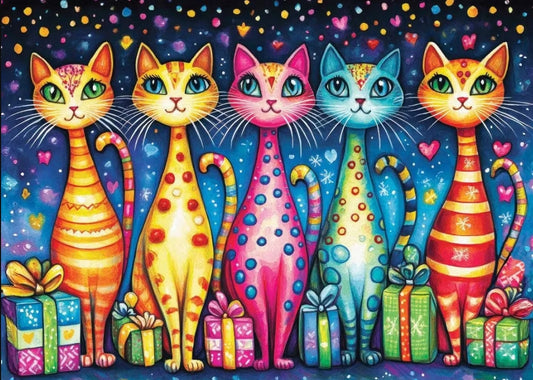 Paint by Numbers Kits Cartoon Cats