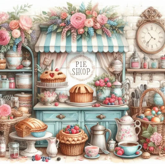 Paint by Numbers Kit Pie Shop