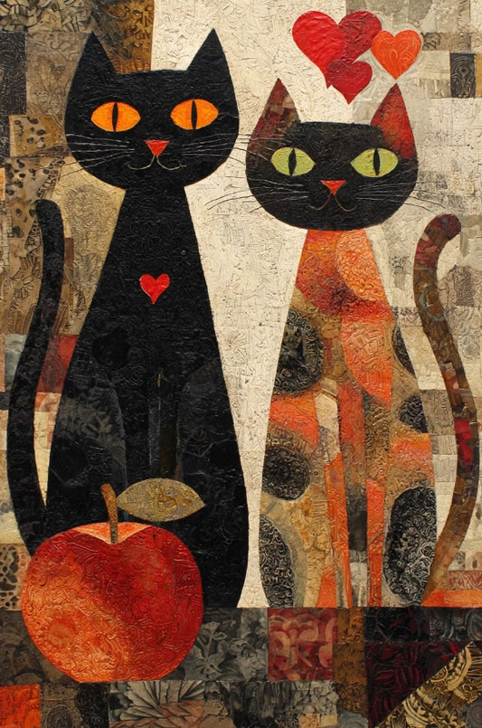 Paint by Numbers Kit Abstract Cat