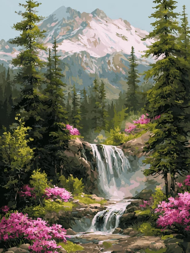 Paint by Numbers Kits Forest Scenery
