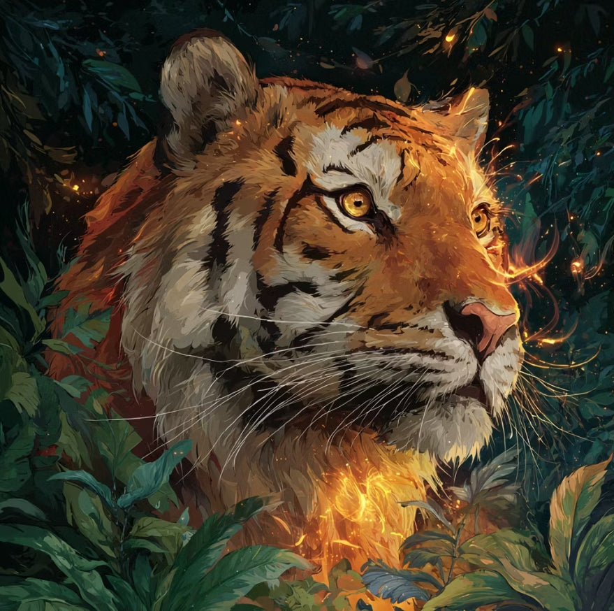 Paint by Numbers Kit Tiger