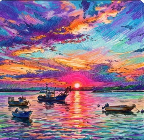 Paint by Numbers Kit Seascape