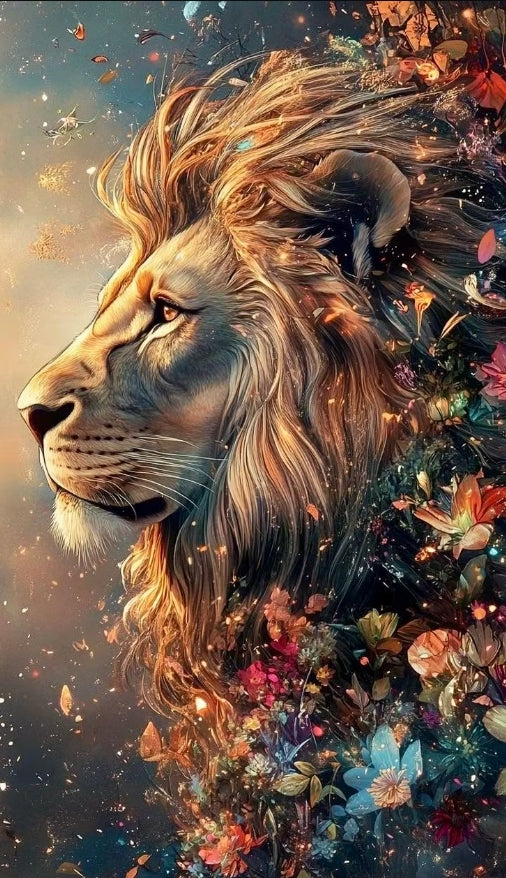 Paint by Numbers Kit Lion