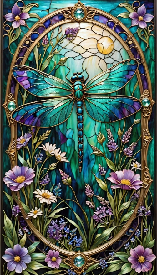 Paint by Numbers Kit Dragonfly