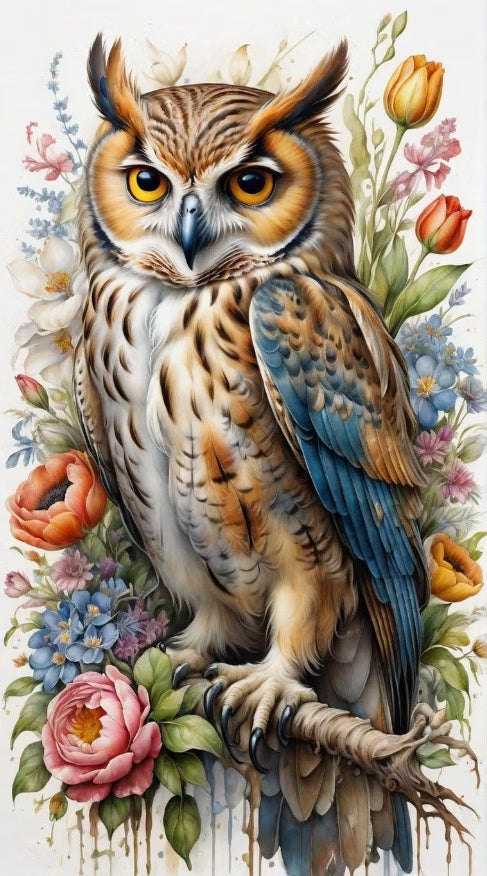 Paint by Numbers Kit Owl