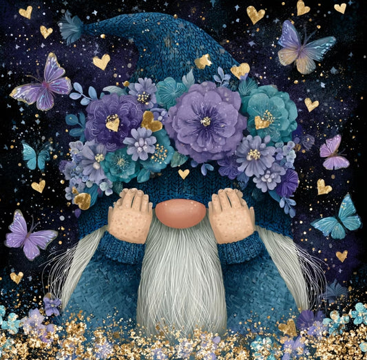 Paint by Numbers Kit Goblins in the Flower Garden