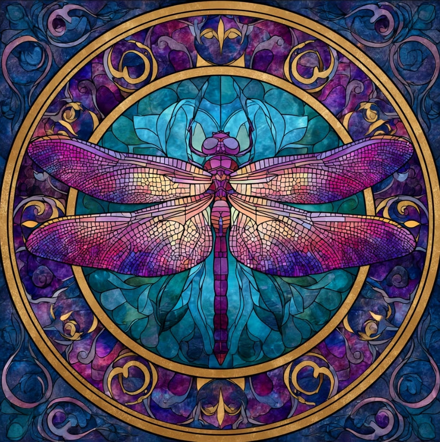 Paint by Numbers Kit Dragonfly