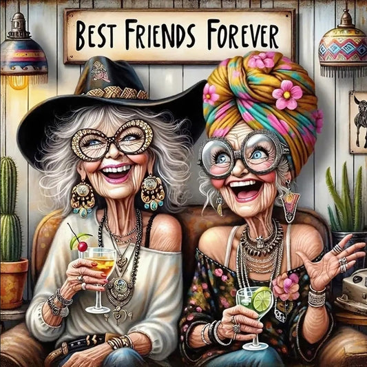 Paint by Numbers Kit Best Friend Forever