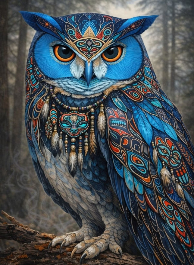 Paint by Numbers Kit Owl