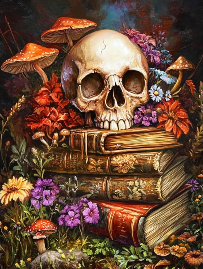 Paint by Numbers Kit Skull