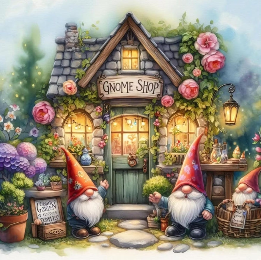 Paint by Numbers Kit Goblin Shop