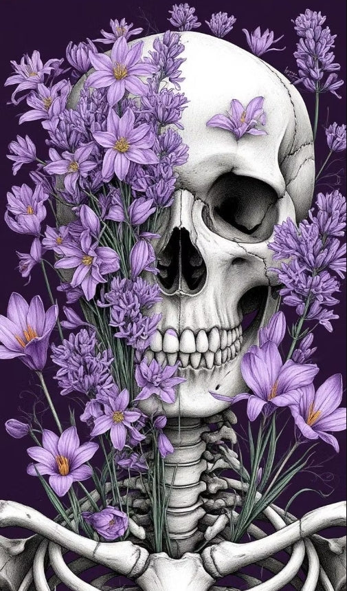 Paint by Numbers Kit Skull