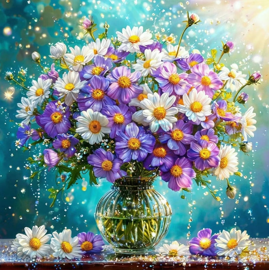 Paint by Numbers Kit Flowers