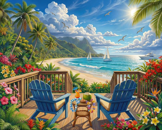 Paint by Numbers Kits Vacation Time
