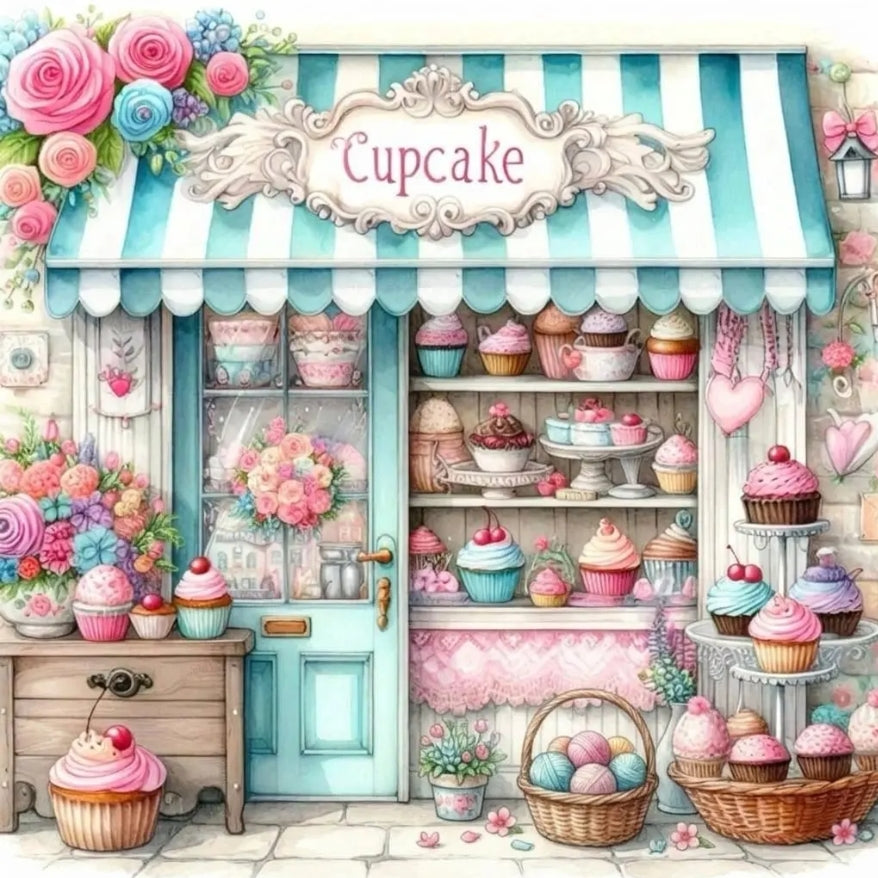 Paint by Numbers Kit Cupcake