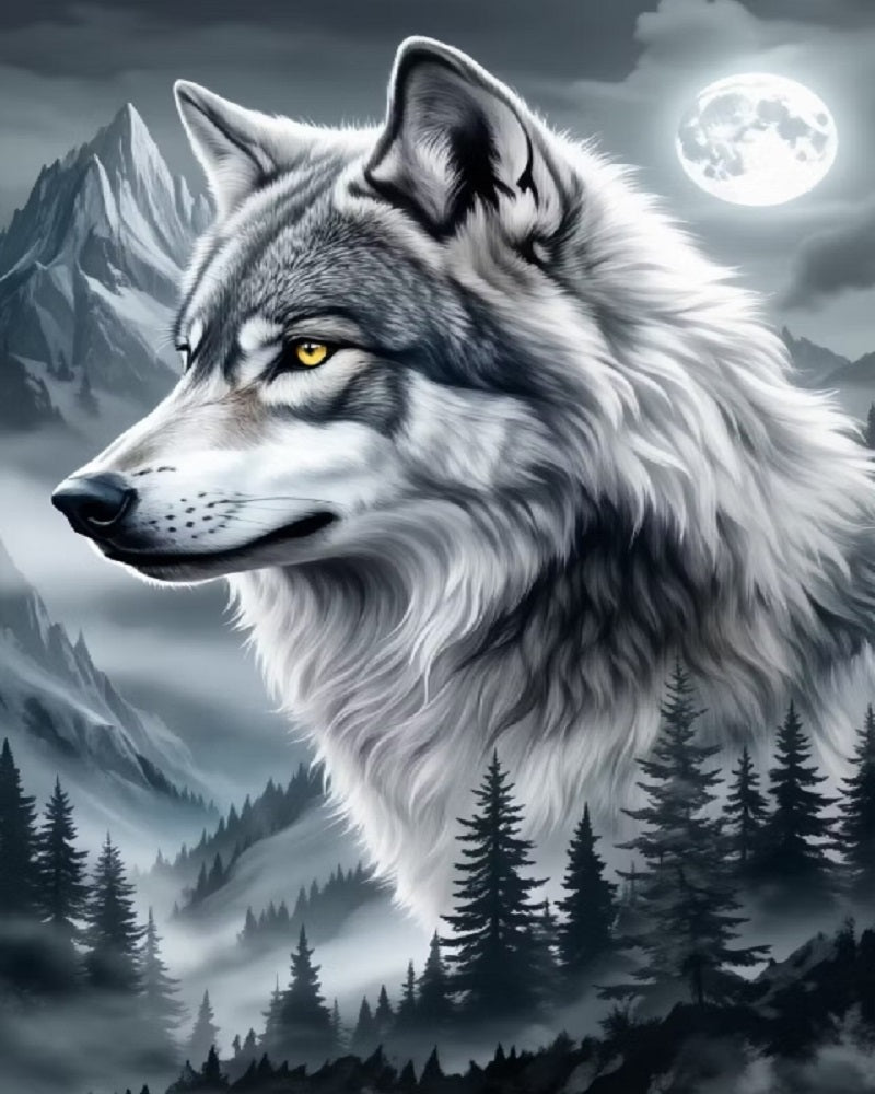 Paint by Numbers Kits Wolf