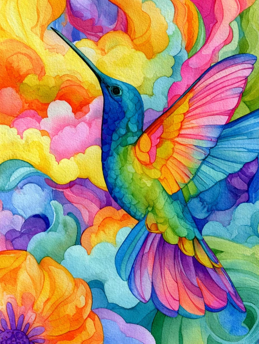 Paint by Numbers Kits Abstract Colorful Bird