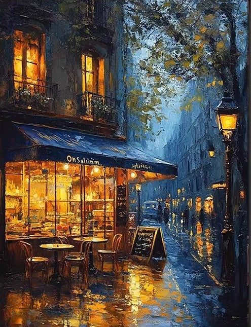 Paint by Numbers Kits Street Scene