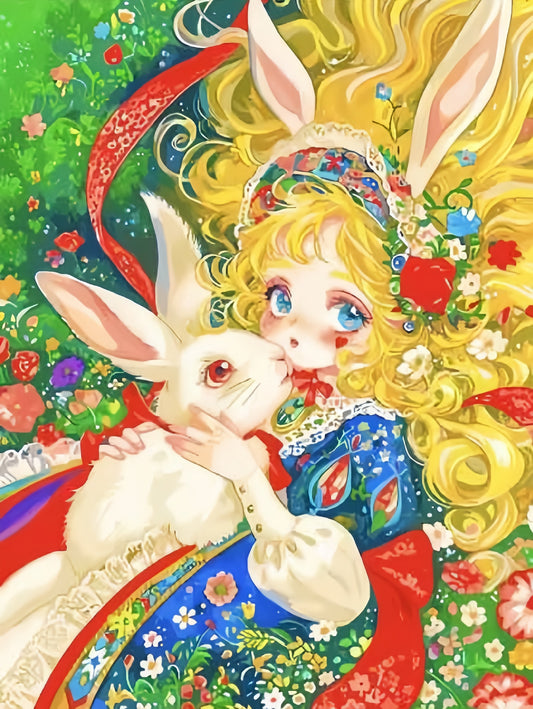Paint by Numbers Kits The Girl and the Rabbit