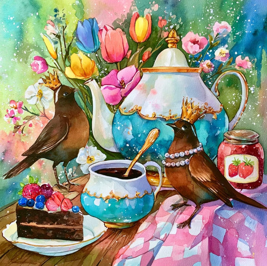 Paint by Numbers Kit Abstract Birds