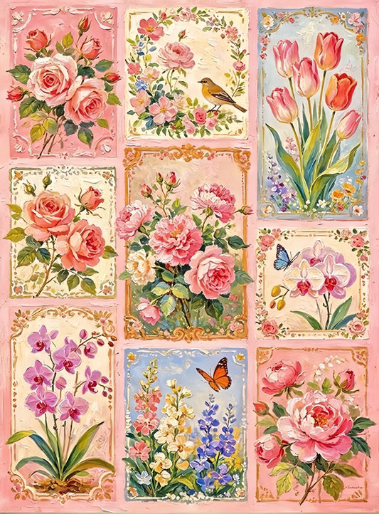 Paint by Numbers Kits Various flowers