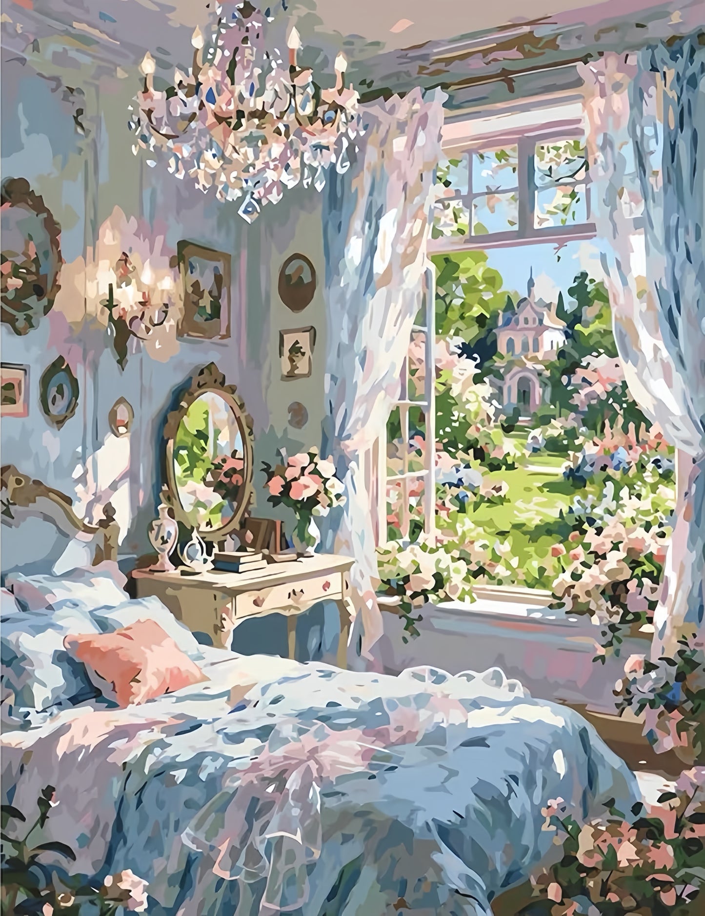Paint by Numbers Kits Cozy Room