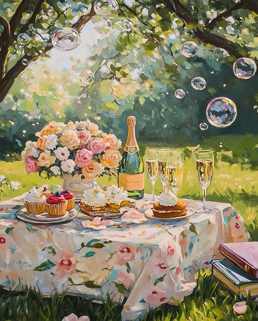 Paint by Numbers Kits Exquisite Afternoon Teas