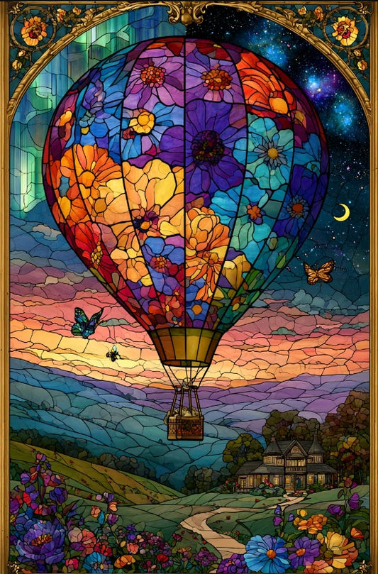 Paint by Numbers Kit Hot Air Balloon