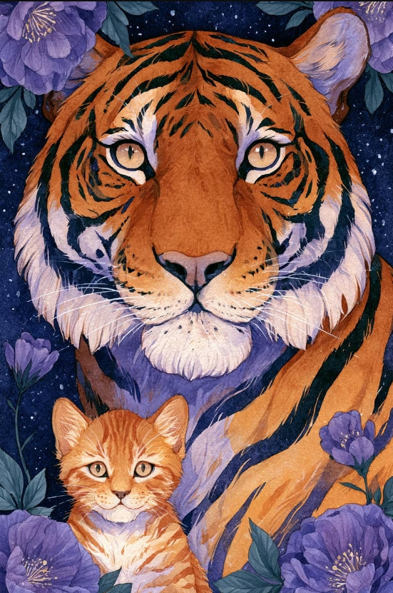 Paint by Numbers Kit Tiger