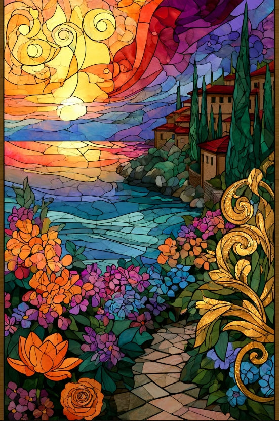 Paint by Numbers Kit Beautiful Scenery