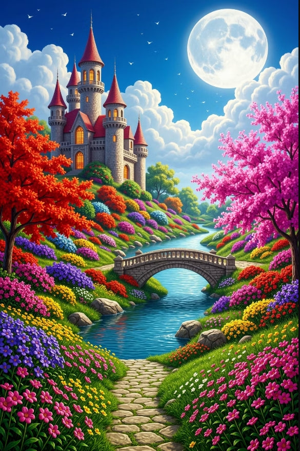Paint by Numbers Kit Beautiful Scenery