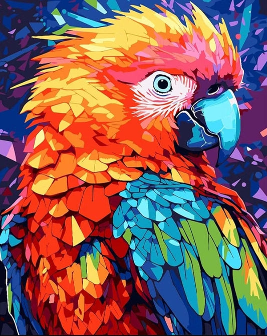 Paint by Numbers Kits Colorful Parrot